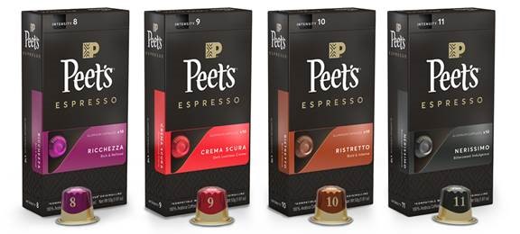 Peet’s Coffee Releases Nespresso-Compatible Capsules Peet’s Coffee Releases Nespresso-Compatible Capsules